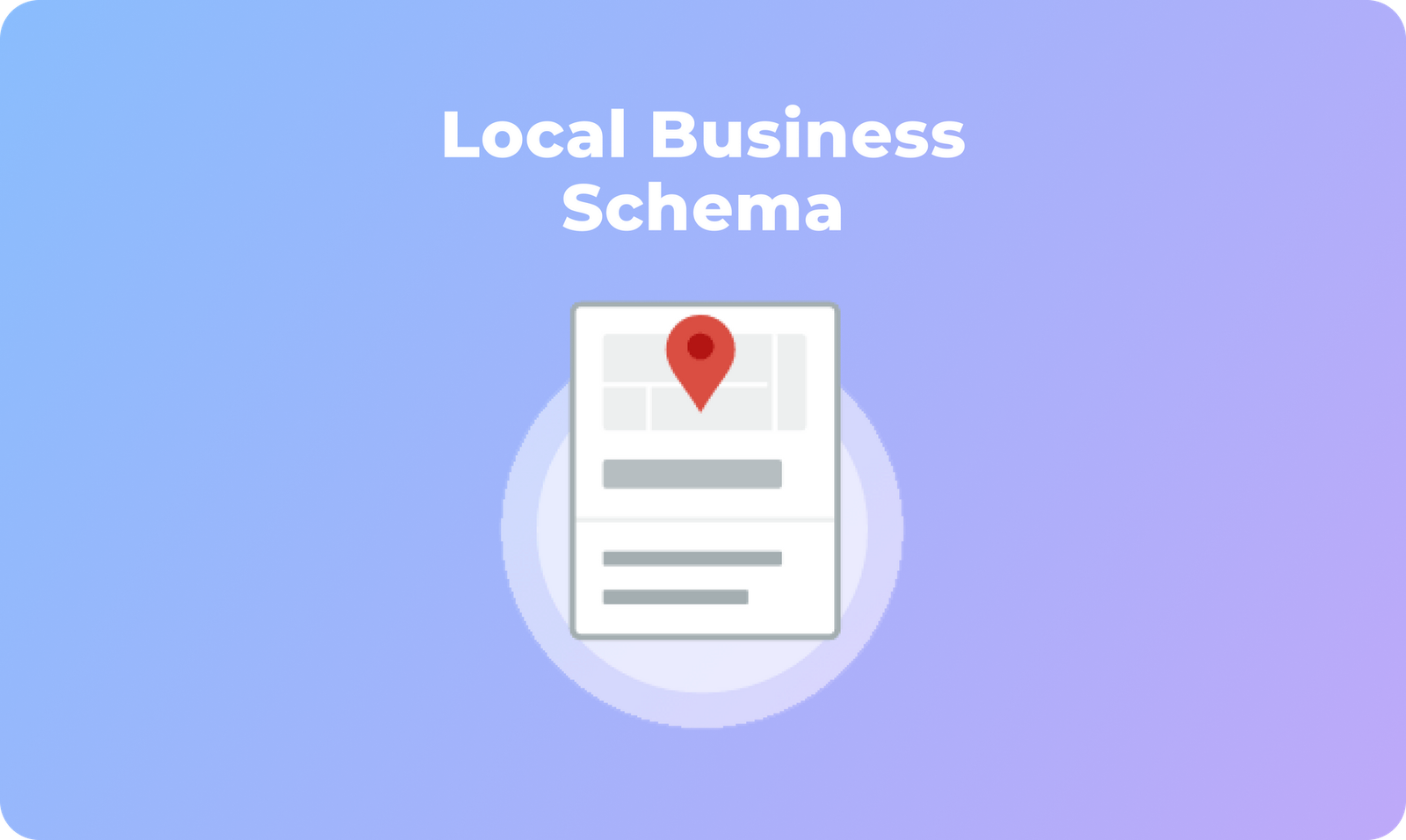 Local Business Schema and Metadata